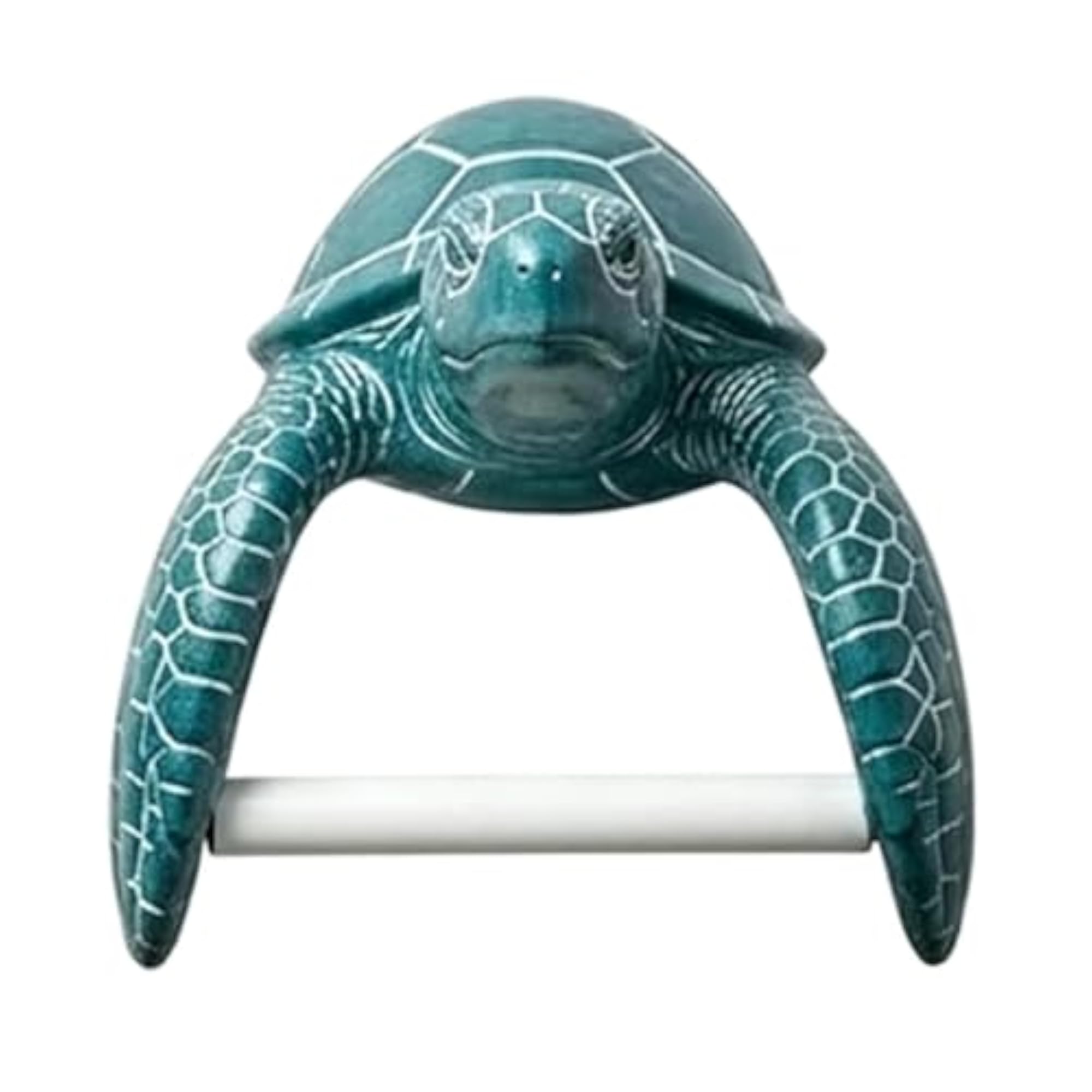 Carved Turtle Roll Paper Holder for Restroom
